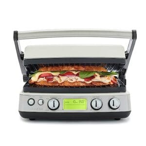 GreenPan Elite 6-w-1 Wielofunkcyjny grill i płyta kontaktowa - bez PFAS, ceramiczna powłoka, regulowany poziom złocenia