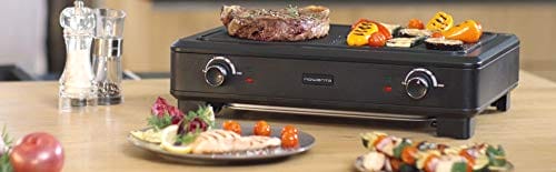 Rowenta KG900812 - Grill bezdymny, 70% mniej dymu, 2 niezależne strefy gotowania - obrazek 3