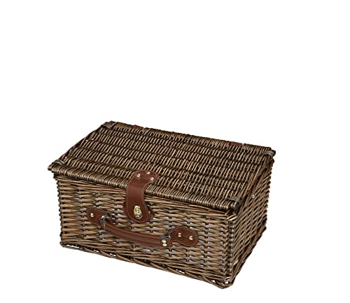 Cilio LENNO kosz piknikowy wiklina brązowy jeden rozmiar - obrazek 2