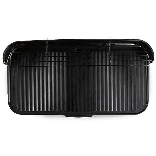 DOMO DO9260G - Elektryczny grill stołowy, czarny, z regulacją temperatury, łatwy w czyszczeniu, 50x25 cm, 2200 W - obrazek 3