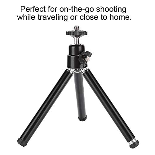 Statyw stołowy regulowana wysokość ministatywu do aparatu cyfrowego telefonu komórkowego projektora kamery internetowej - Bindpo | Stabilny, regulowany, metalowy statyw stołowy | Idealny dla podróżujących | Tripody - obrazek 8