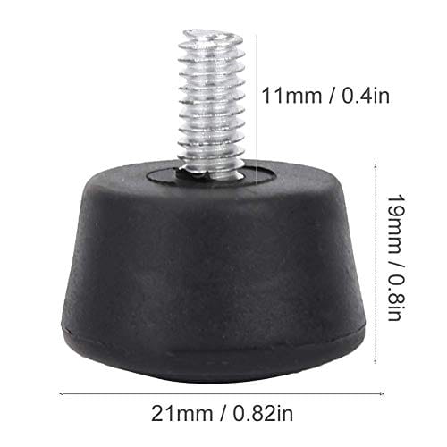 VBESTLIFE Uniwersalny gumowy statyw antypoślizgowa gumowa podkładka na stopy akcesoria fotograficzne 1/4 cala lub 3/8 cala kompatybilny ze statywem lub monopod - doskonała jakość, specjalnie zaprojektowany, kompatybilny rozmiar, wygodny w użyciu, dostępne dwa rozmiary - obrazek 3