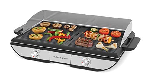 Riviera-et-Bar QPL700 - Kombinacja grilla elektrycznego, czarny/stal nierdzewna - obrazek 5