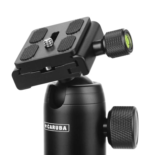 Caruba Travelstar 156 - Lekki statyw do aparatu, idealny do podróży, obrót 360°, funkcja monopod, nośność 15 kg - obrazek 6