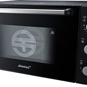 Steba KB M42 - Piekarnik do grilla podwójne szklane drzwi, rożen obrotowy, 2 kurczaki, powłoka zapobiegająca przywieraniu, grzałka górna i dolna