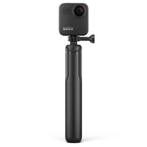 GoPro ASBHM-002 Max Grip statyw - czarny, uchwyt, drążek przedłużający, statyw do szybkiego rozmieszczania, wysuwany 23-56 cm, blokada obrotowa, rozkładane nogi z zamknięciem magnetycznym, nagrywanie w 360°, kompatybilny z kamerami GoPro - oficjalne akcesoria