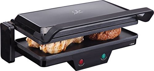 Jata GR266 - Elektryczny grill stołowy 3 w 1 - Kratka 27x14 cm - Kippbare obere Grillfläche - Auffangschale für Fette - Sicherheitsnorm A12 - 1.000 W - obrazek 6