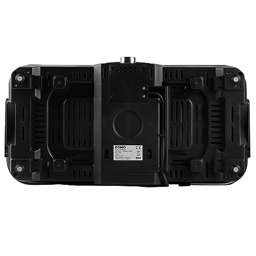 DOMO DO9260G - Elektryczny grill stołowy, czarny, z regulacją temperatury, łatwy w czyszczeniu, 50x25 cm, 2200 W - obrazek 7
