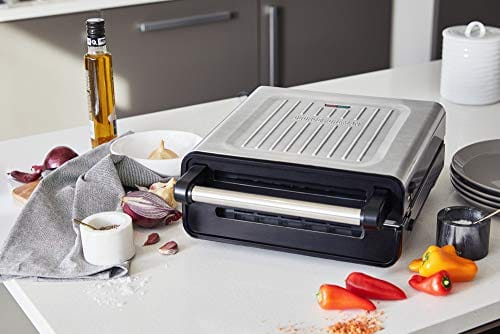 George Foreman grill elektryczny, bezdymny, kontaktowy, redukujący ilo - obrazek 12