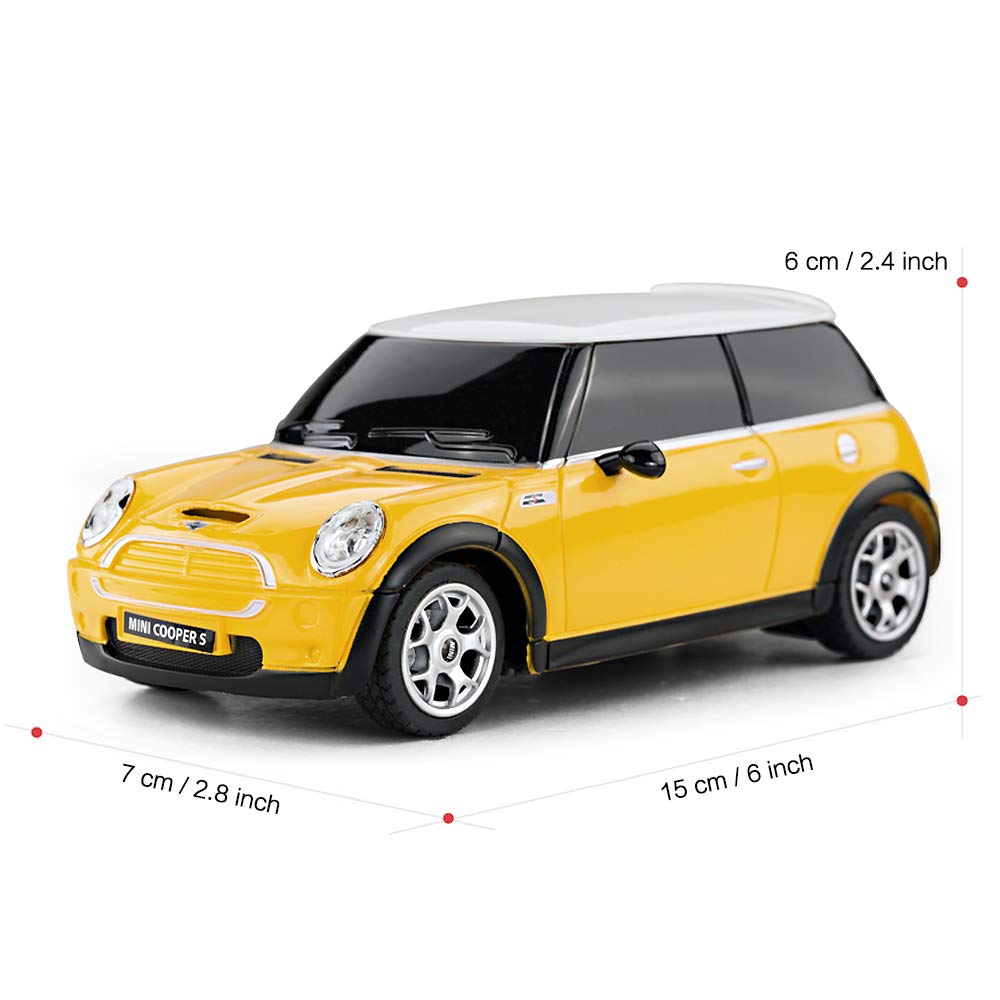 RASTAR Mini Cooper S Żółty 1:24 RC Samochód zabawkowy zdalnie sterowany - obrazek 7