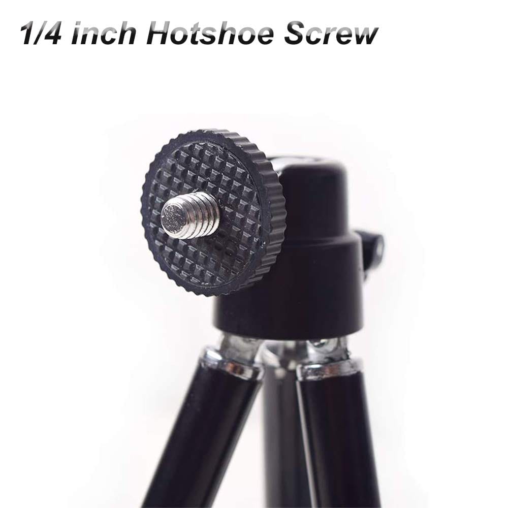 Przenośny mini statyw z głowicą kulową - kompaktowy stojak do mini projektora, aparatów DSLR i innych urządzeń interfejsowych 1/4 cala - obrazek 5