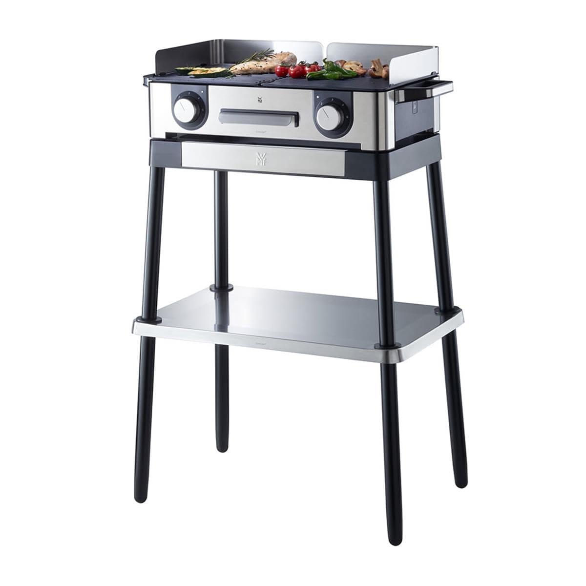WMF Podstawka stół do grilla - akcesoria do wszystkich rodzajów grilla WMF Master Grill - podstawa do grilla stołowego, wysokość 72 cm, kolor matowy/srebrny cromargan - obrazek 4
