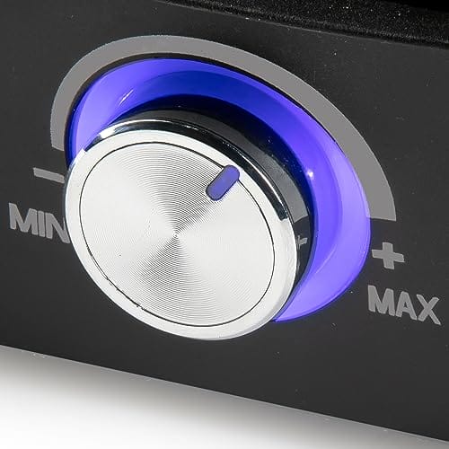 DOMO DO9260G - Elektryczny grill stołowy, czarny, z regulacją temperatury, łatwy w czyszczeniu, 50x25 cm, 2200 W - obrazek 8