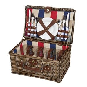 Cilio LENNO kosz piknikowy wiklina brązowy jeden rozmiar