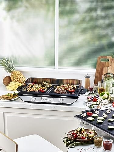 Riviera-et-Bar QPL700 - Kombinacja grilla elektrycznego, czarny/stal nierdzewna - obrazek 10