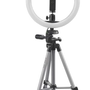 CULLMANN 52103 - Statyw Alpha 1000 Vlogging Kit BT z Lampa pierścieniowa LED i wyzwalaczem Bluetooth