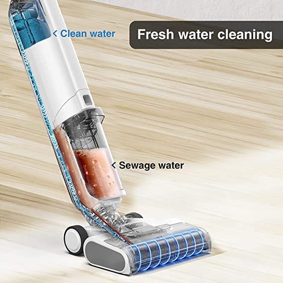 JOYAMI Bezprzewodowy odkurzacz do wody i kurzu LCD cyfrowy ekran odkurzacz - obrazek 7