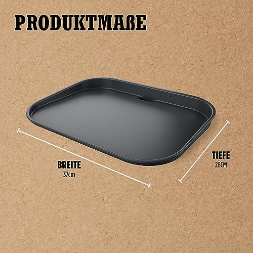 Ninja XSKGRIDPLTEUK Woodfire - Płaska płyta kompatybilna z elektrycznym grillem Ninja Woodfire (seria OG700), powłoka ceramiczna, akcesoria czarne - obrazek 4