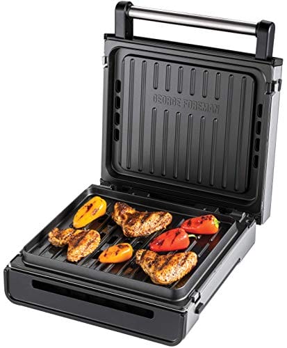 George Foreman grill elektryczny, bezdymny, kontaktowy, redukujący ilo