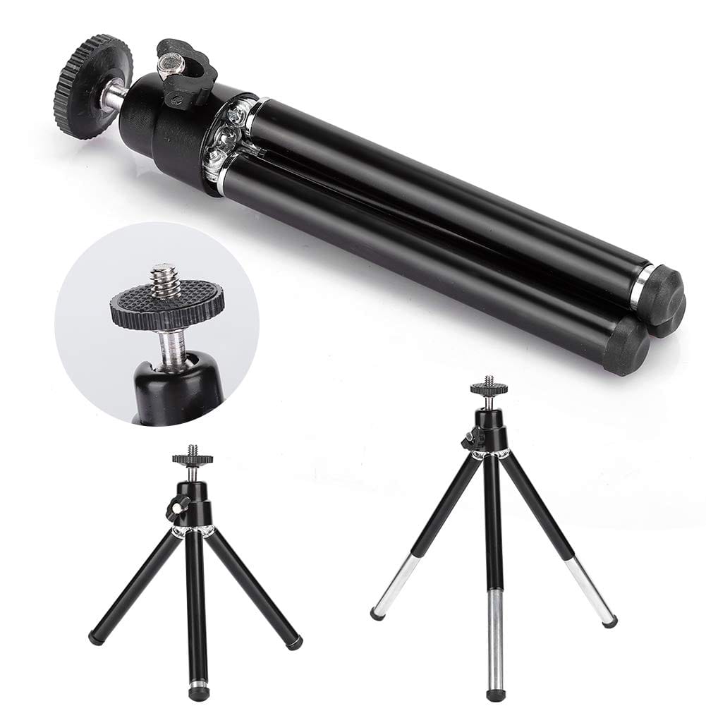 Cigemay Statyw Mini Składany - Przenośny i Elastyczny Statyw do Aparatu, Idealny dla Podróży i Nagrywania Filmów - Antypoślizgowa Podstawa, Regulowana Wysokość, Metalowy Materiał - Tripody - obrazek 7