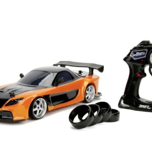 Jada Toys Fast & Furious RC Drift Mazda RX-7 Zdalnie Sterowany Samochód z