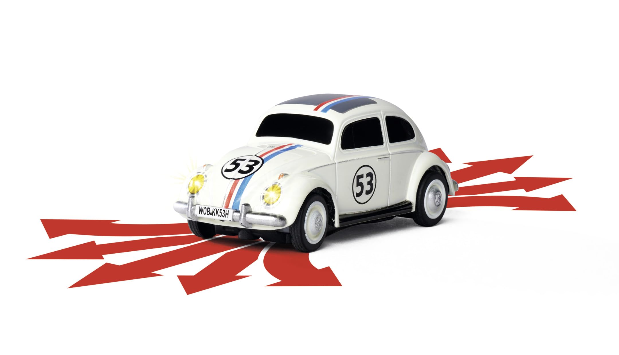 Carson 500504153 1:87 VW Beetle Rallye 2.4G 100% RTR - Gotowy do jazdy - obrazek 6