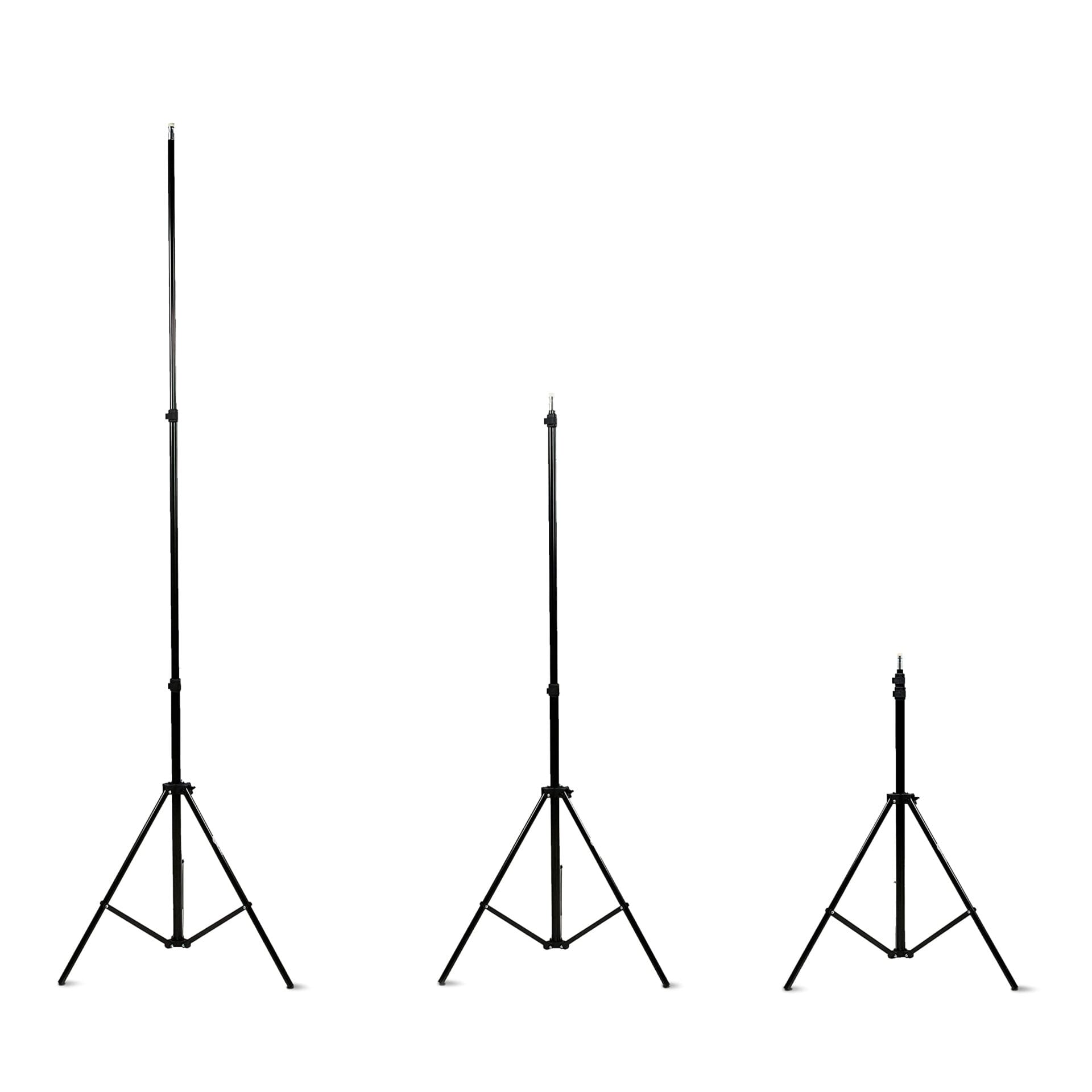 Amazon Basics Lekki aluminiowy statyw do aparatu z pokrowcem 85-204 cm czarny - wytrzymały i regulowany statyw oświetleniowy dla profesjonalistów - Tripody - obrazek 6