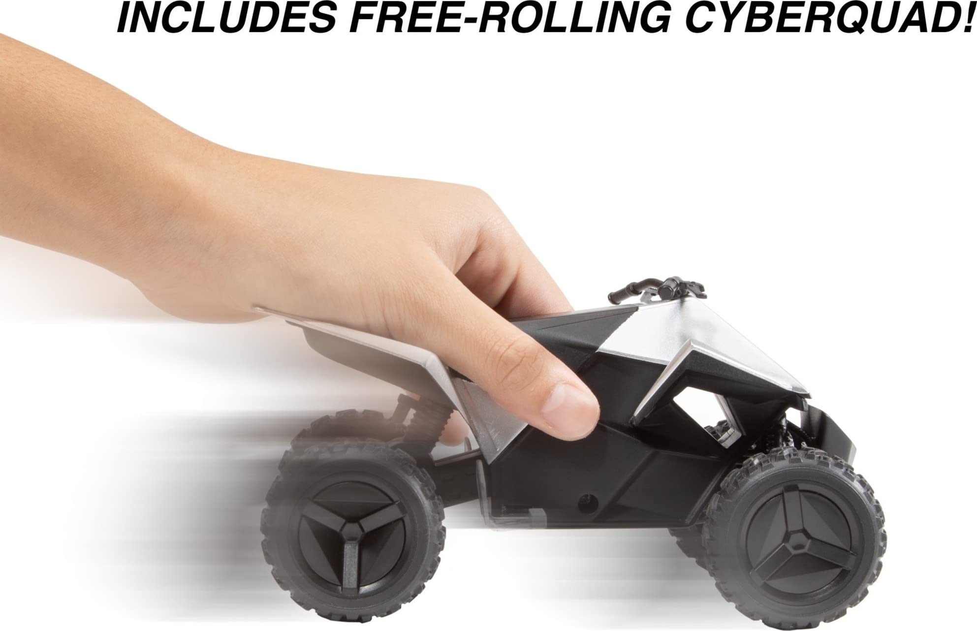 Hot Wheels Pojazd R/C Cybertruck 1:12 Zdalnie sterowany + Cyberquad i - obrazek 4