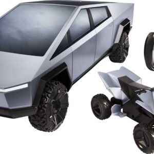 Hot Wheels Pojazd R/C Cybertruck 1:12 Zdalnie sterowany + Cyberquad i
