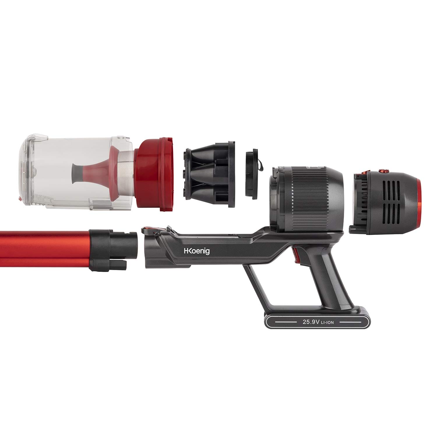 H.Koenig Pionowy bezprzewodowy odkurzacz FullPower UPX18 2 w 1 kompaktowy - obrazek 6