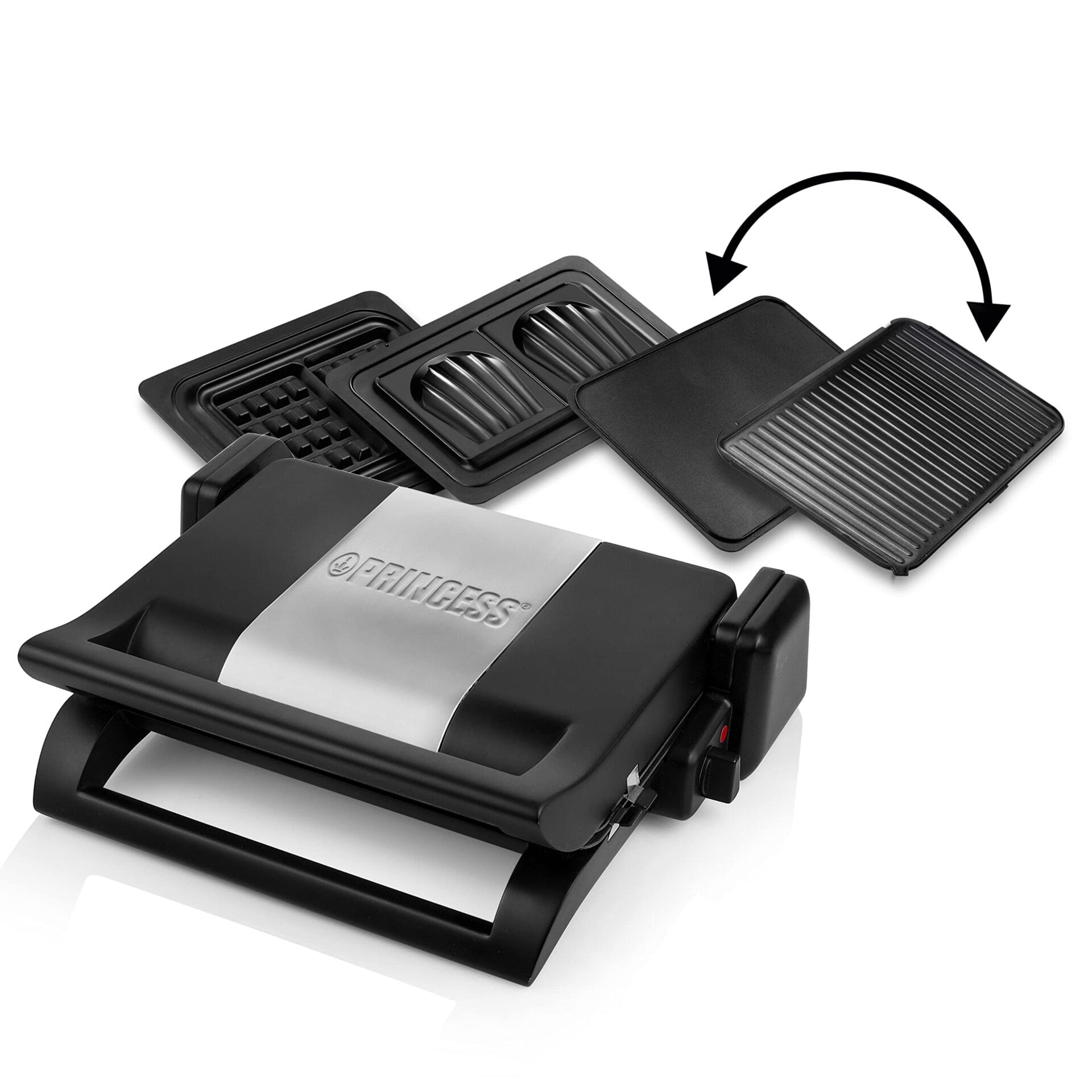 Princess 112536 Multi-Grill 4-w-1, kanapkowy, stykowy, grill stołowy i