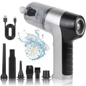 SUPERNIGHT Mini odkurzacz ręczny bezprzewodowy High Power 6 KPA ~ 12 kPA 4