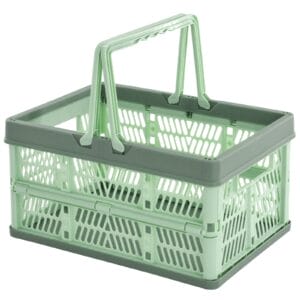 zhaocaidamai Małe składane pudełko z uchwytami pudełko transportowe z