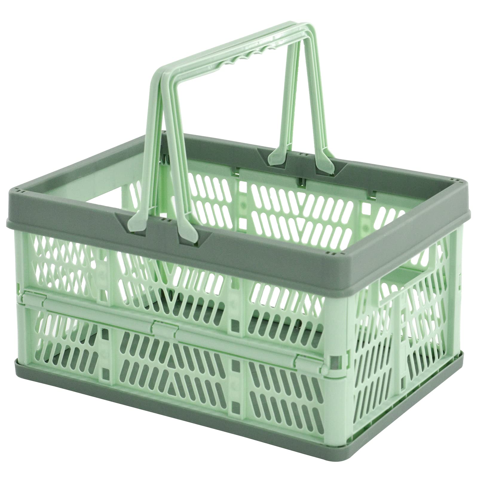 zhaocaidamai Małe składane pudełko z uchwytami pudełko transportowe z