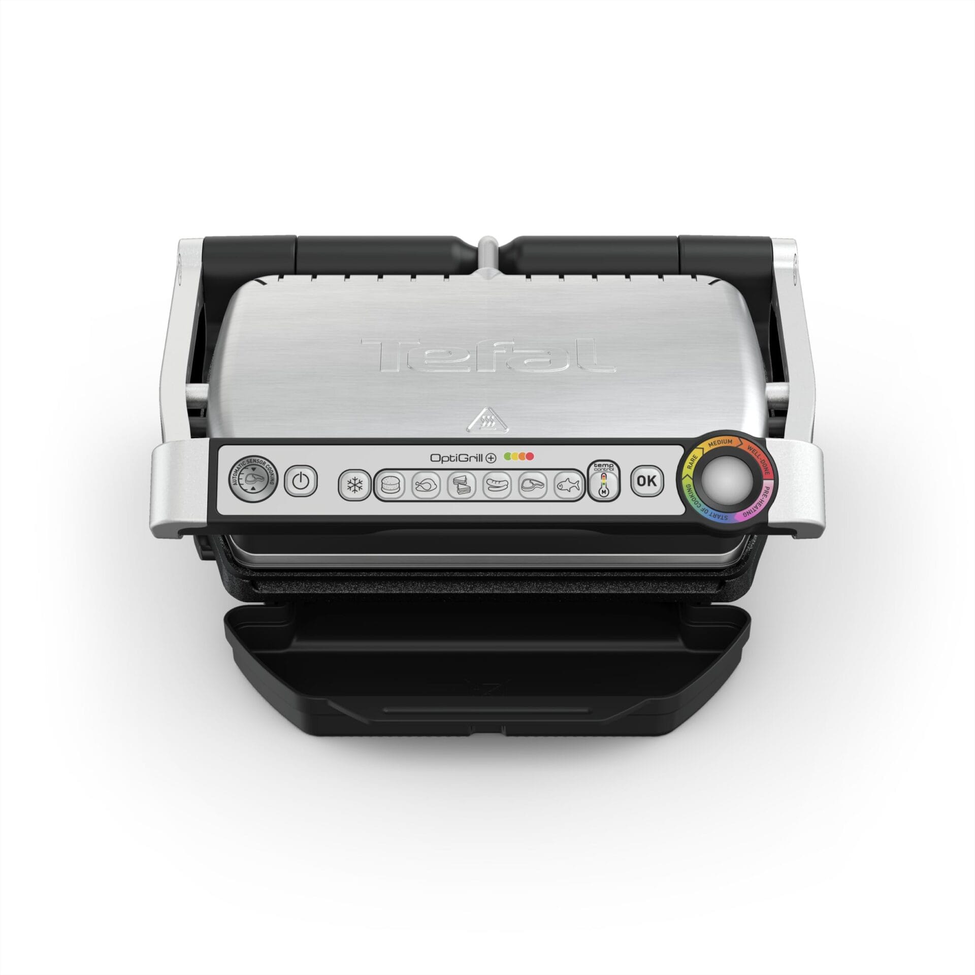 Tefal Optigrill + Opiekacz, Srebrny/Czarny, 30 x 20 cm - obrazek 8