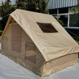 Baralir Aufblasbares Zelt, Camping Zelt 4 Personen, Wasserdicht, Anti-UV und Windfest, Ideal für Familien Outdoor Camping