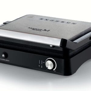 Ariete 1934 MetalGrill 3in1 grill elektryczny do grillowania 2000 W 3 tryby gotowania Płyty nieprzywierające srebrny/czarny