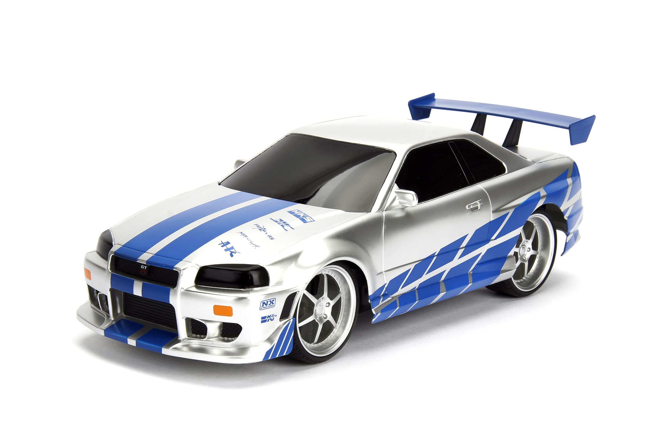 Jada Toys Fast & Furious RC samochód wyścigowy Nissan Skyline GT-R R34 - obrazek 9