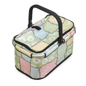 Genius Kosz na zakupy Falko Premium Patchwork | Torba na zakupy 22 l