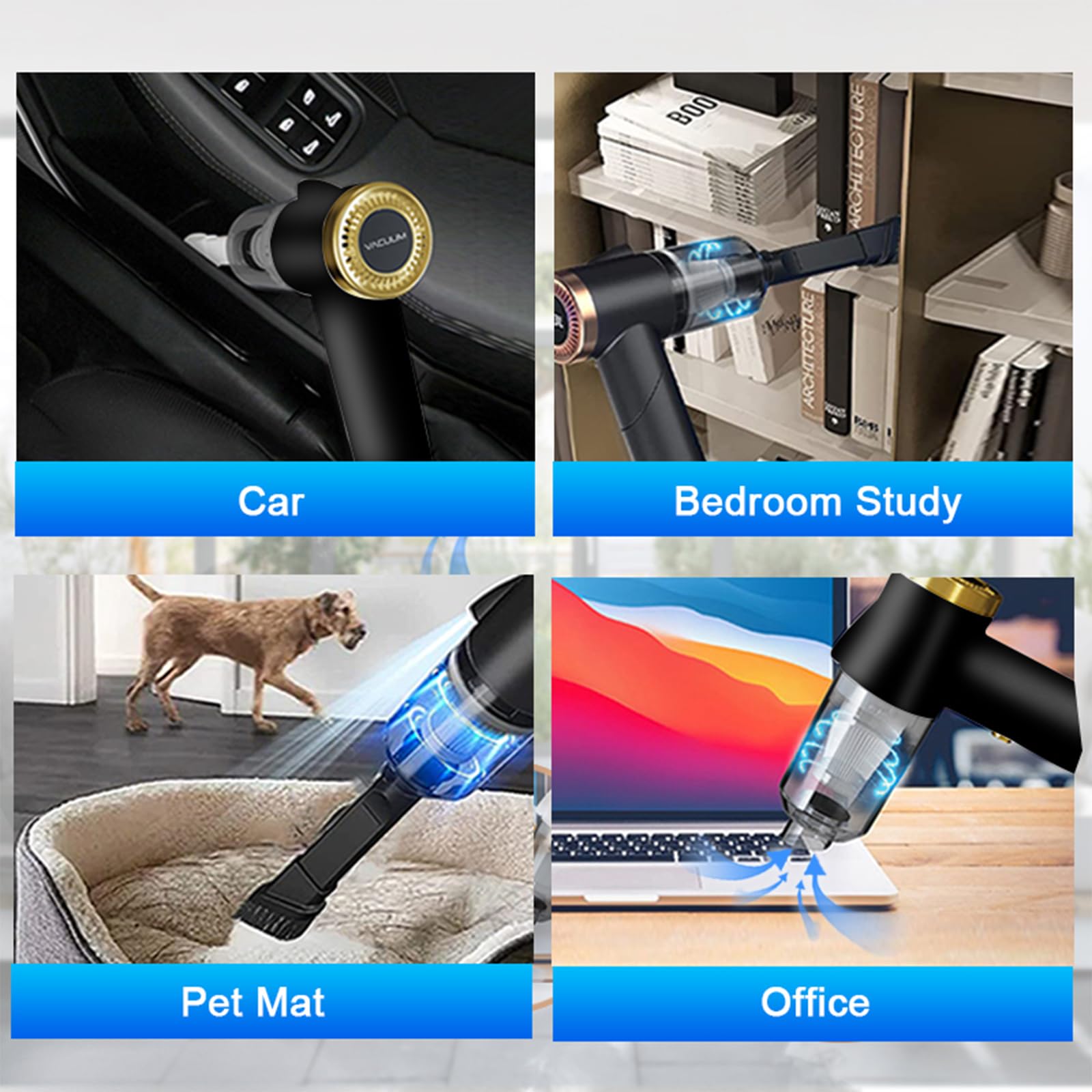 Ręczny odkurzacz odkurzacz samochodowy potężny bezprzewodowy odkurzacz - obrazek 4