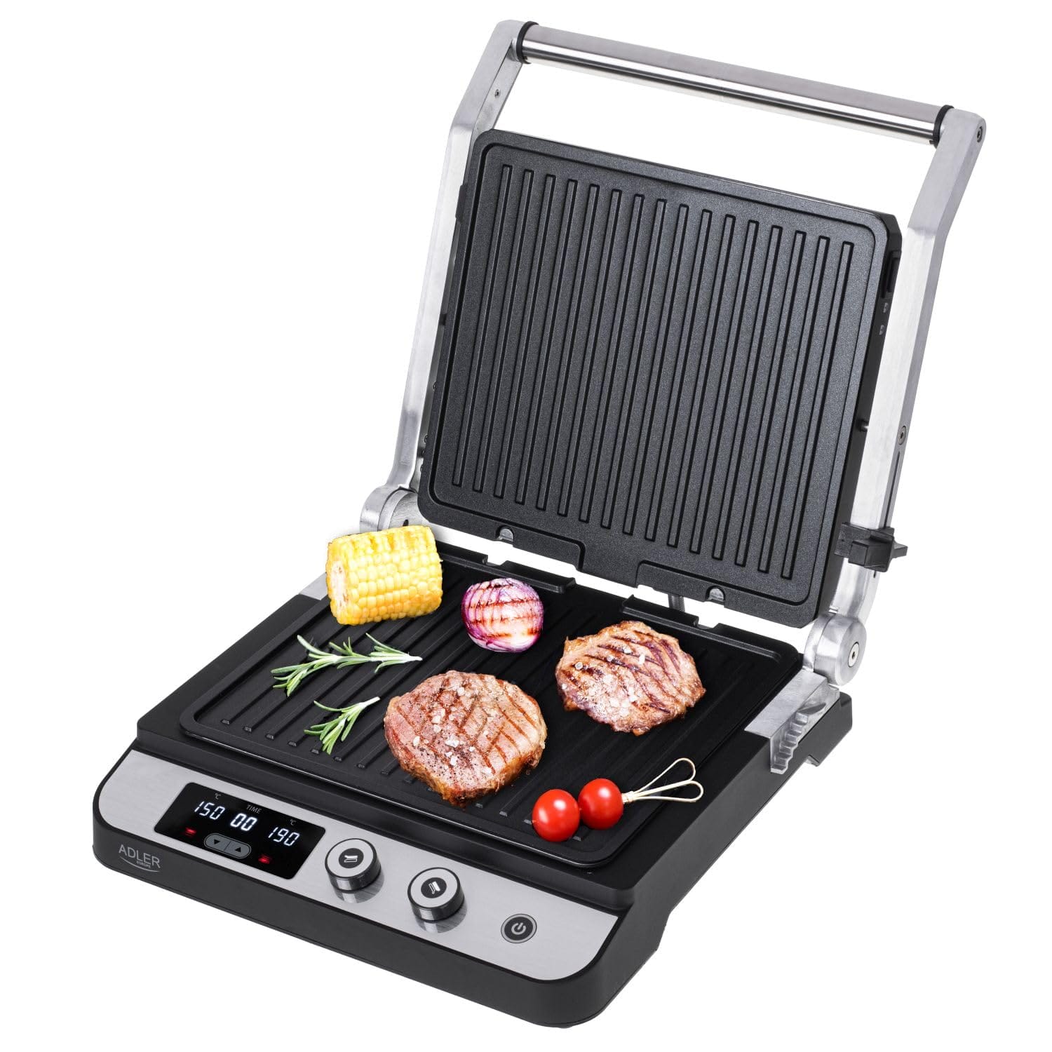 ADLER EUROPE 3059 Grill elektryczny LED 2w1