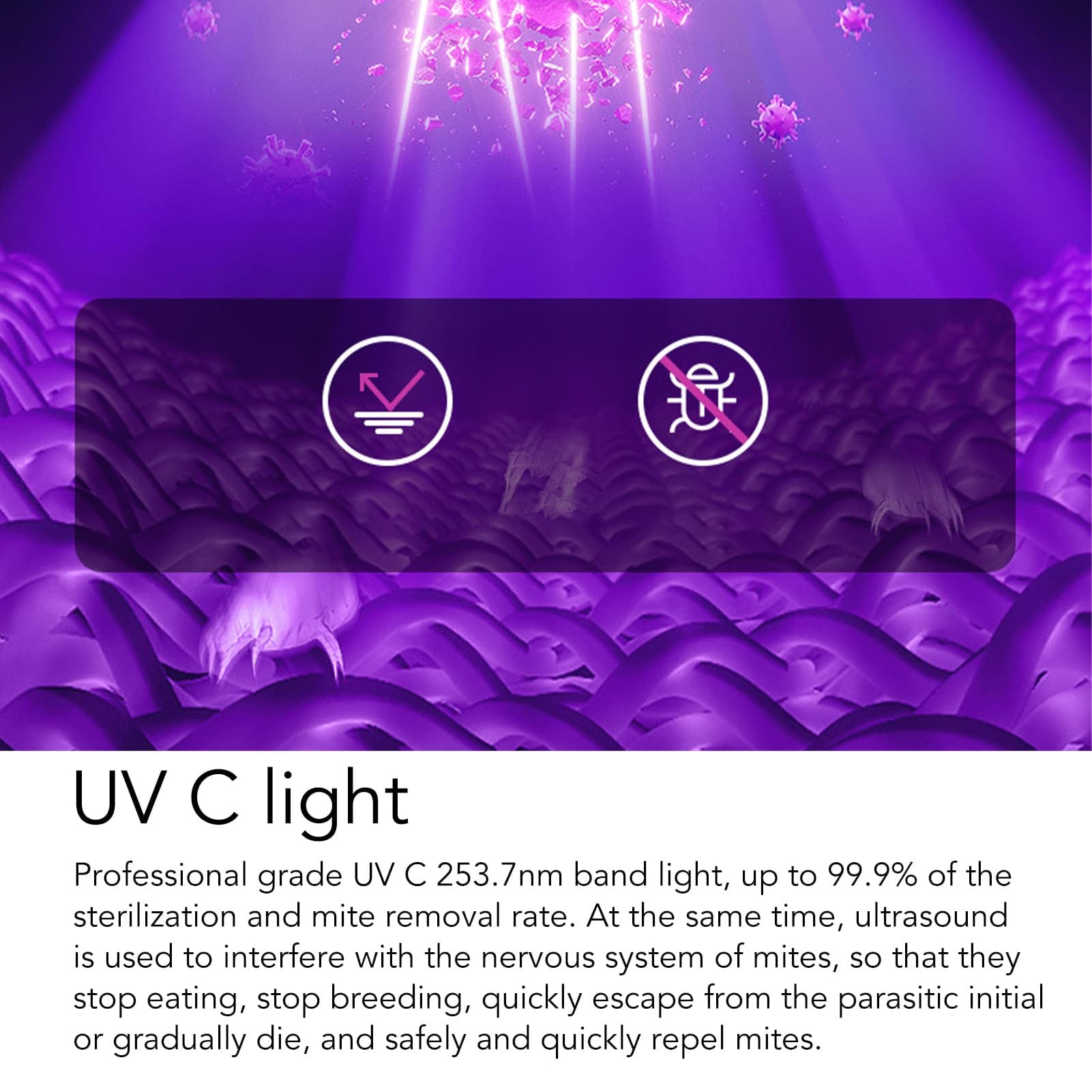 Przenośny środek do Czyszczenia Materacy Bezprzewodowy Odkurzacz z - obrazek 8