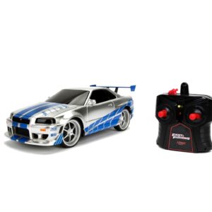 Jada Toys Fast & Furious RC samochód wyścigowy Nissan Skyline GT-R R34