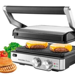 Tescoma 909120 Płyta elektryczna stekownica linia prezydent - szybka i efektywna, vielseitiges Grilldesign, präzisionskontrolle, benutzerfreundlich & einfache pflege, langlebigkeit & qualität