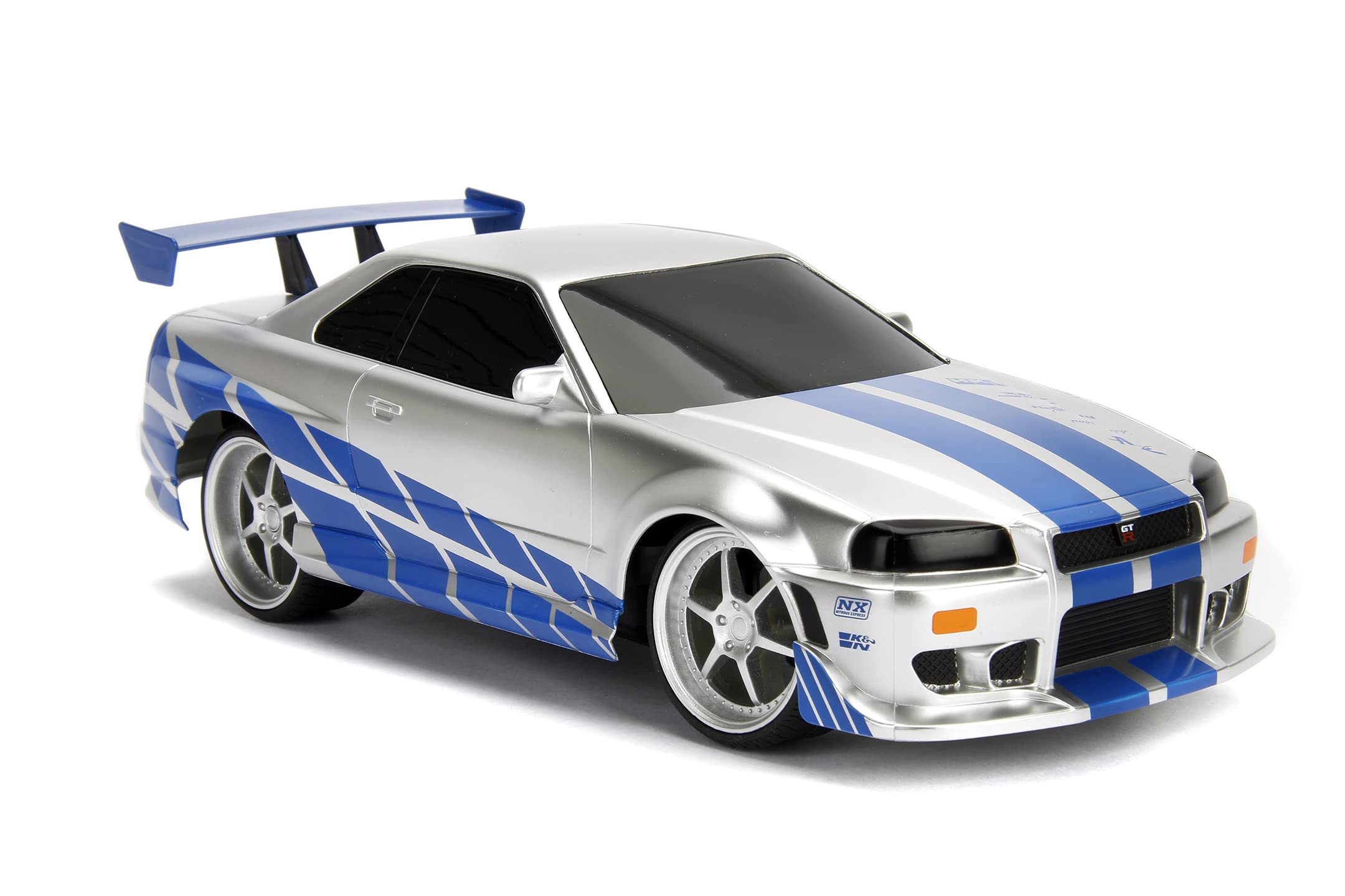 Jada Toys Fast & Furious RC samochód wyścigowy Nissan Skyline GT-R R34 - obrazek 6