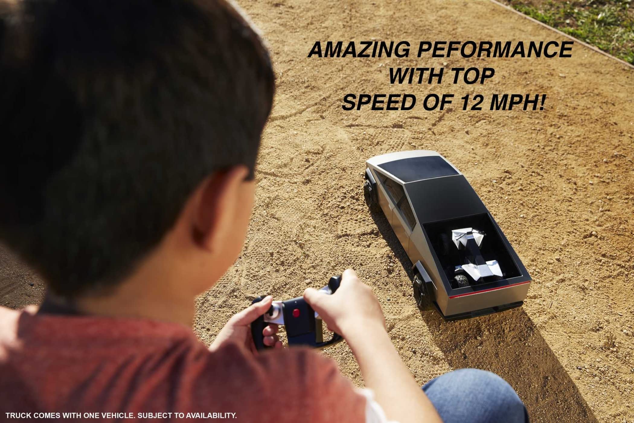 Hot Wheels Pojazd R/C Cybertruck 1:12 Zdalnie sterowany + Cyberquad i - obrazek 6