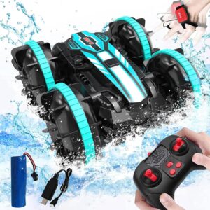 Royouzi Amfibia zdalnie sterowany samochód 24 GHz 4WD obracany o 360°