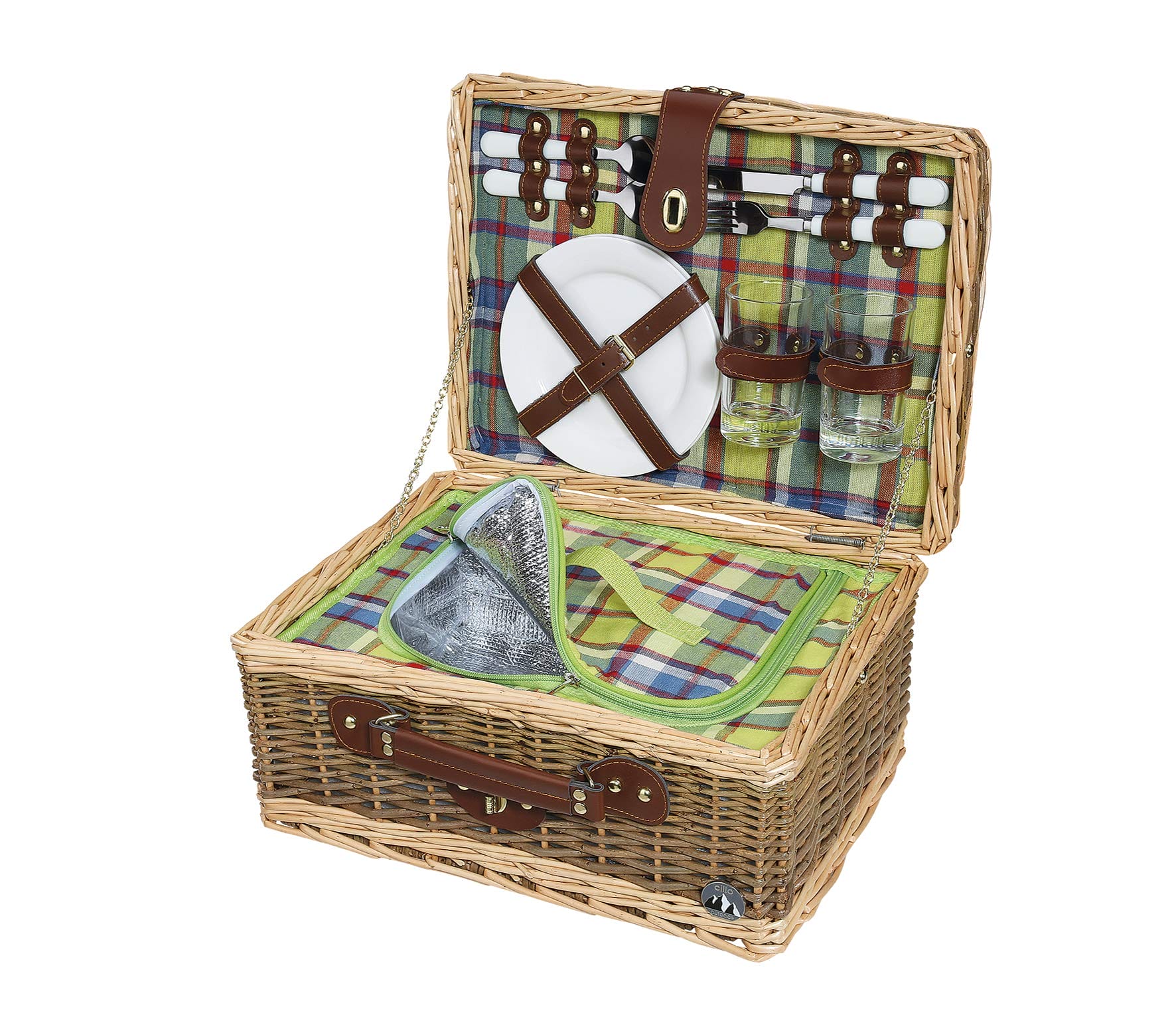 Cilio Melano kosz piknikowy brązowy M 156607