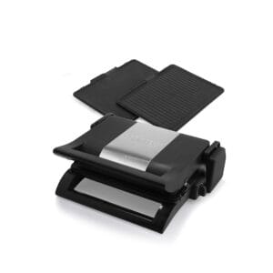 Princess 112530 Multi Grill 2-in-1-2-w-1 – grill elektryczny opiekacz do kanapek i grill stołowy – dwustronne płytki – 1500W