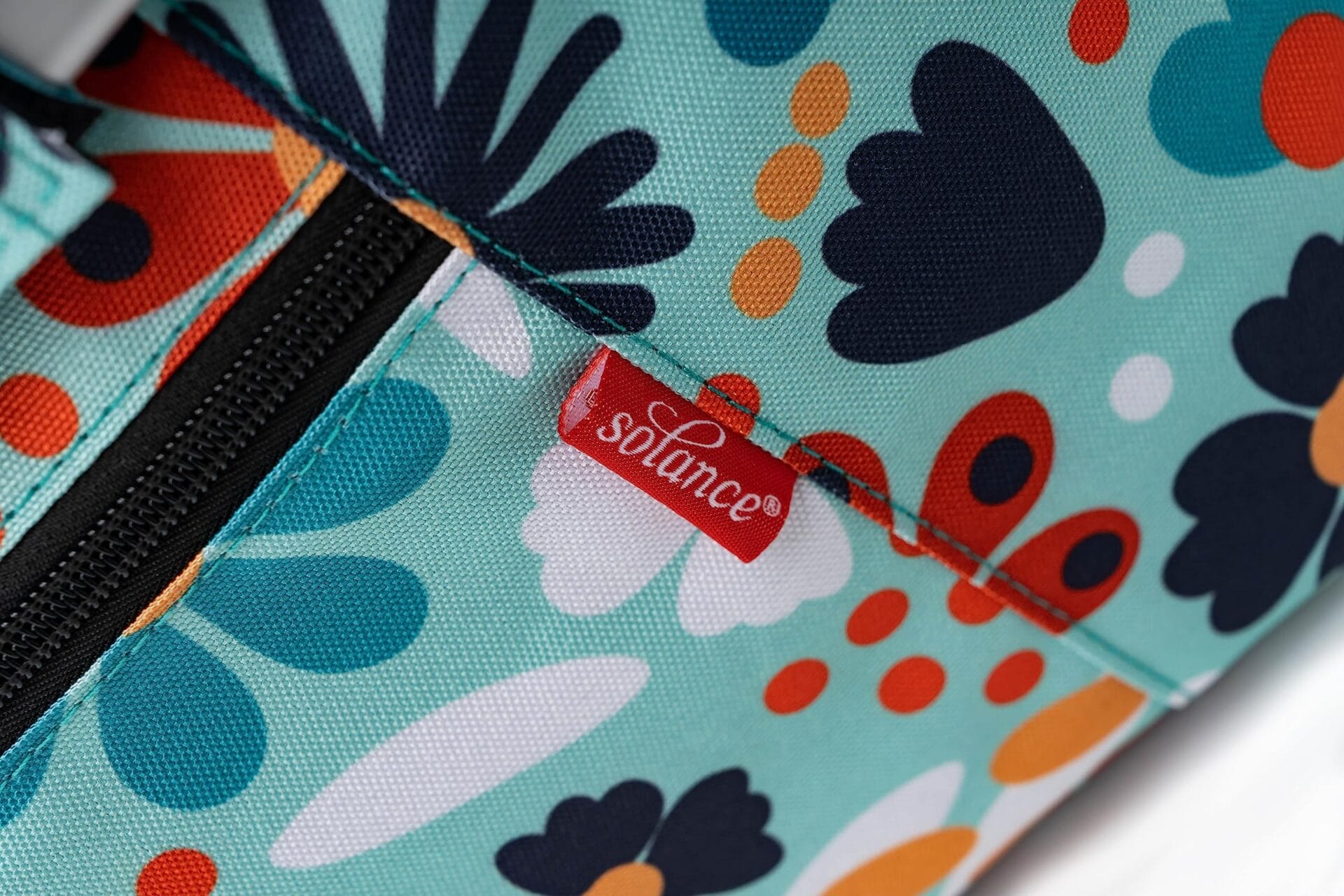 Solance - Składany wodoodporny duży kosz piknikowy, na zakupy lub chło - obrazek 4